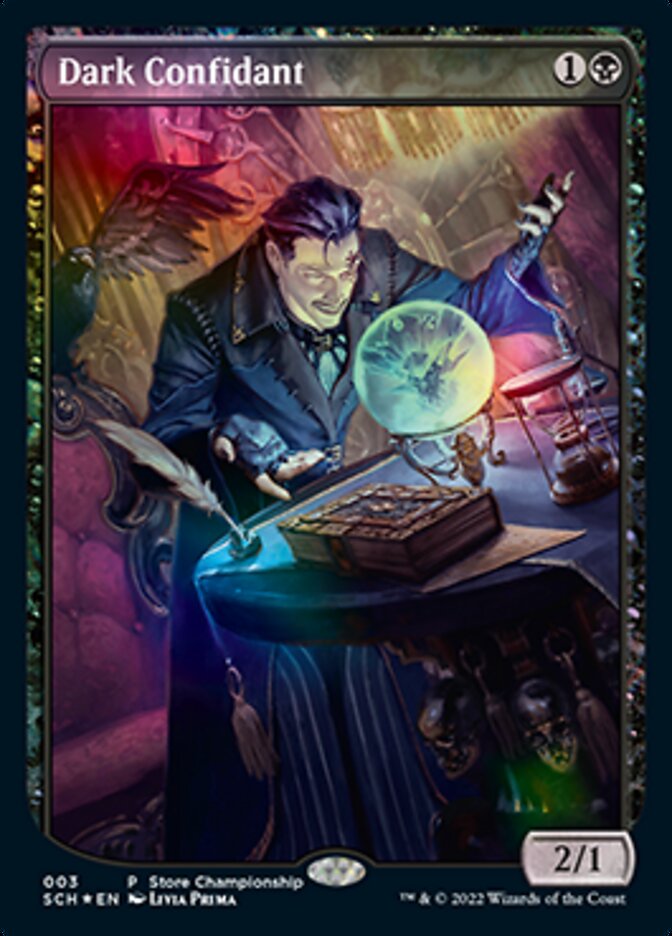 Dark Confidant (Extended Art) [Store Championships 2022] | Dumpster Cat Games