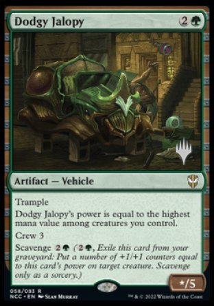 Dodgy Jalopy (Promo Pack) [Streets of New Capenna Commander Promos] | Dumpster Cat Games