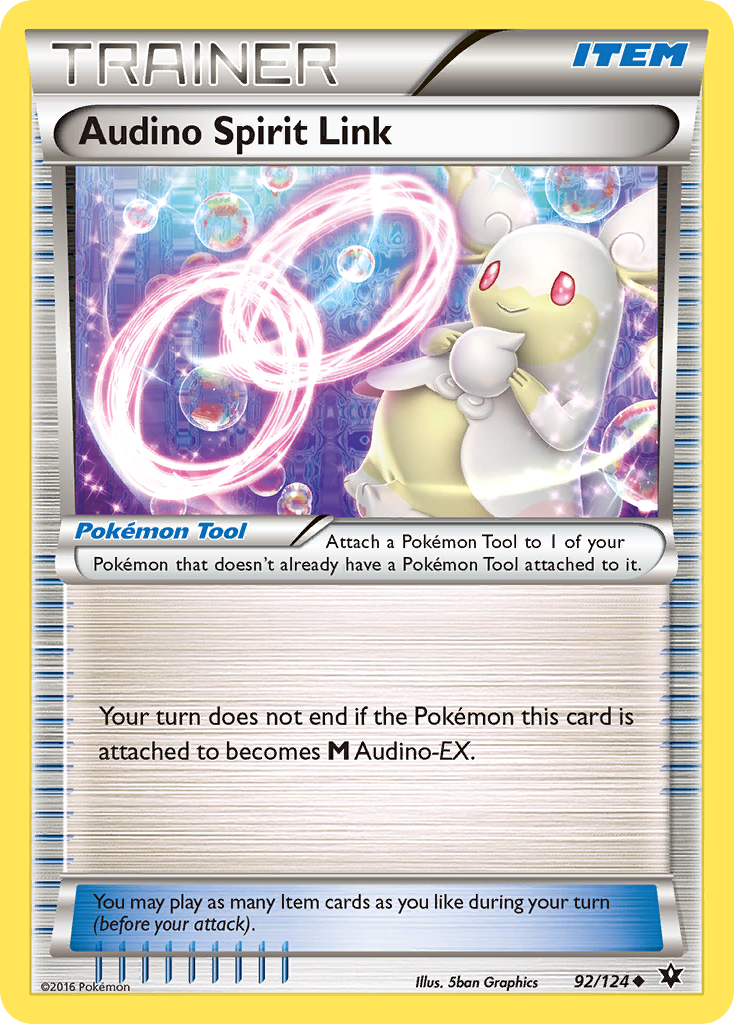 Audino Spirit Link (92/124) [XY: Fates Collide] | Dumpster Cat Games