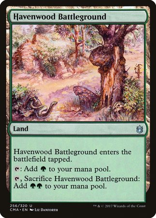 Havenwood Battleground [Commander Anthology] | Dumpster Cat Games