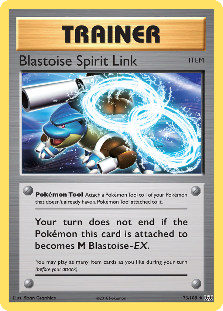 Blastoise Spirit Link (73/108) [XY: Evolutions] | Dumpster Cat Games