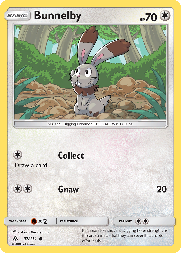 Bunnelby (97/131) [Sun & Moon: Forbidden Light] | Dumpster Cat Games