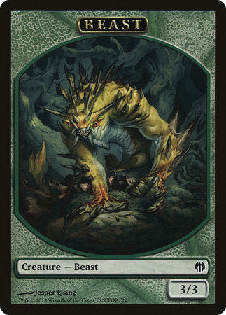 Beast Token [Duel Decks: Heroes vs. Monsters Tokens] | Dumpster Cat Games