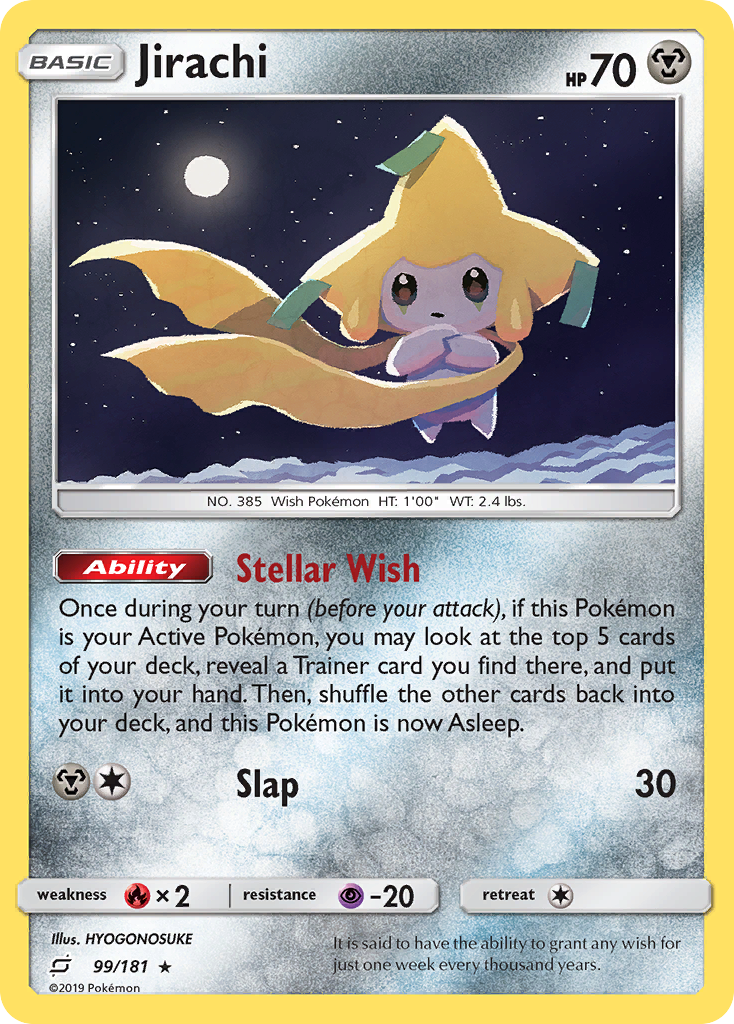 Jirachi (99/181) [Sun & Moon: Team Up] | Dumpster Cat Games