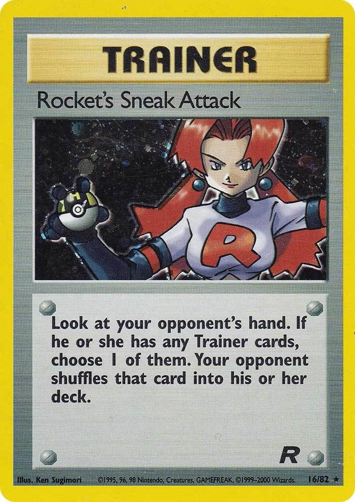 Rocket's Sneak Attack (16/82) [Team Rocket Unlimited] | Dumpster Cat Games