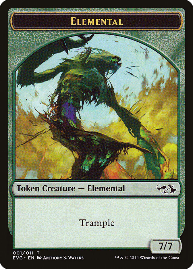 Elemental Token (Elves vs. Goblins) [Duel Decks Anthology Tokens] | Dumpster Cat Games