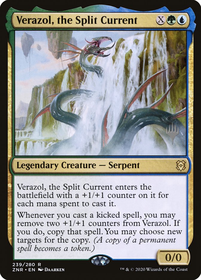 Verazol, the Split Current (Promo Pack) [Zendikar Rising Promos] | Dumpster Cat Games