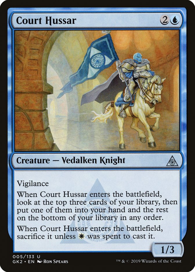 Court Hussar [Ravnica Allegiance Guild Kit] | Dumpster Cat Games