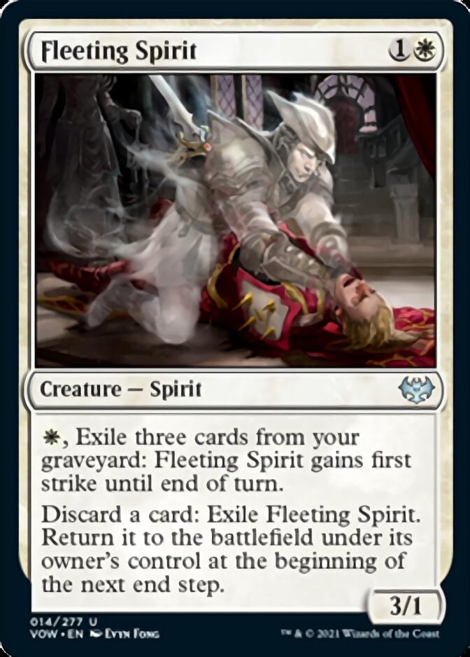 Fleeting Spirit [Innistrad: Crimson Vow] | Dumpster Cat Games