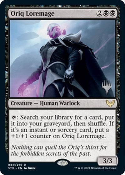 Oriq Loremage  (Promo Pack) [Strixhaven: School of Mages Promos] | Dumpster Cat Games