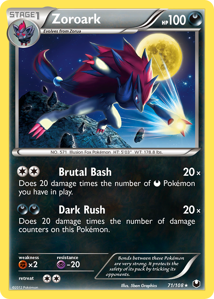 Zoroark (71/108) [Black & White: Dark Explorers] | Dumpster Cat Games