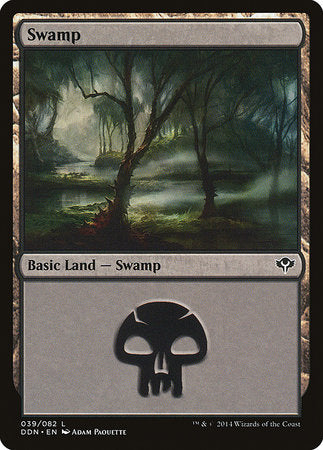 Swamp (39) [Duel Decks: Speed vs. Cunning] | Dumpster Cat Games