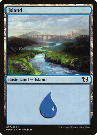 Island (37) [Duel Decks: Blessed vs. Cursed] | Dumpster Cat Games