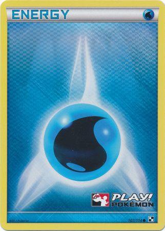 Water Energy (107/114) (Play Pokemon Promo) [Black & White: Base Set] | Dumpster Cat Games