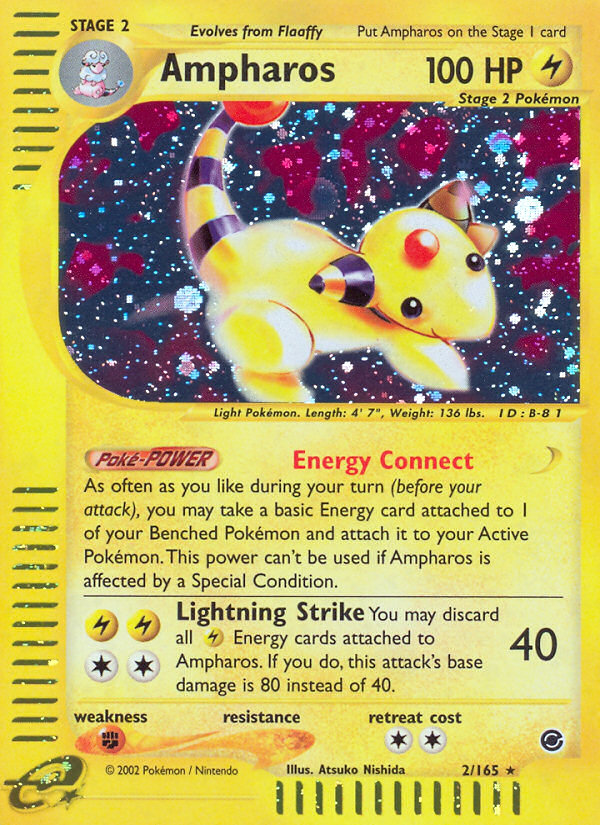 Ampharos (2/165) [Expedition: Base Set] | Dumpster Cat Games