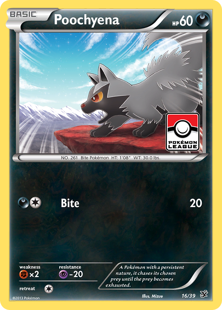 Poochyena (16/39) [XY: Kalos Starter Set] | Dumpster Cat Games