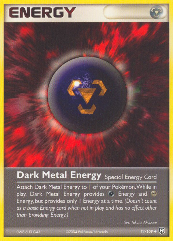 Dark Metal Energy (94/109) [EX: Team Rocket Returns] | Dumpster Cat Games