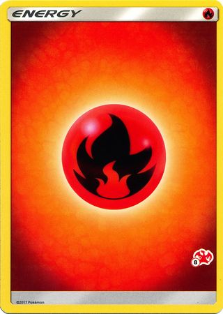 Fire Energy (Charizard Stamp #8) [Battle Academy 2020] | Dumpster Cat Games