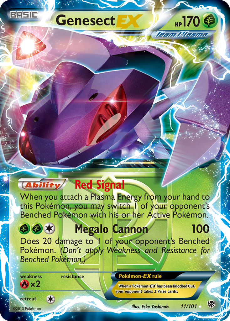 Genesect EX (11/101) [Black & White: Plasma Blast] | Dumpster Cat Games