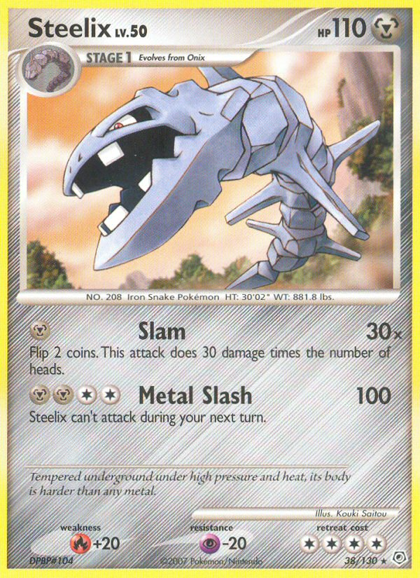 Steelix (38/130) [Diamond & Pearl: Base Set] | Dumpster Cat Games