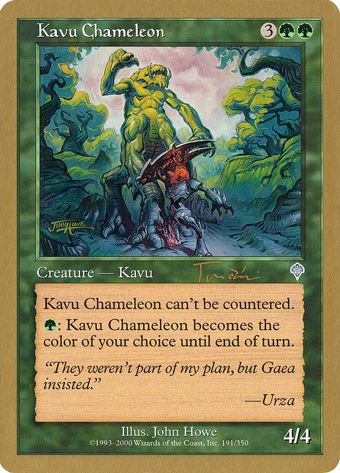 Kavu Chameleon (Jan Tomcani) [World Championship Decks 2001] | Dumpster Cat Games