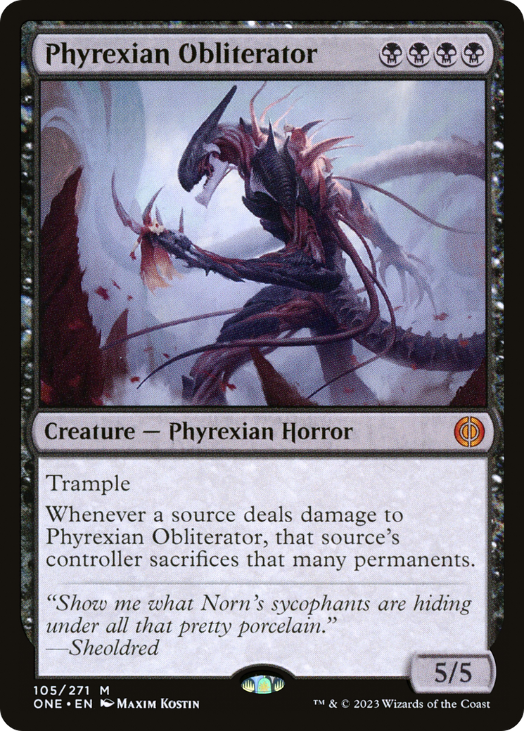 Phyrexian Obliterator [Phyrexia: All Will Be One] | Dumpster Cat Games