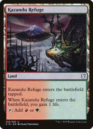 Kazandu Refuge [Commander 2019] | Dumpster Cat Games