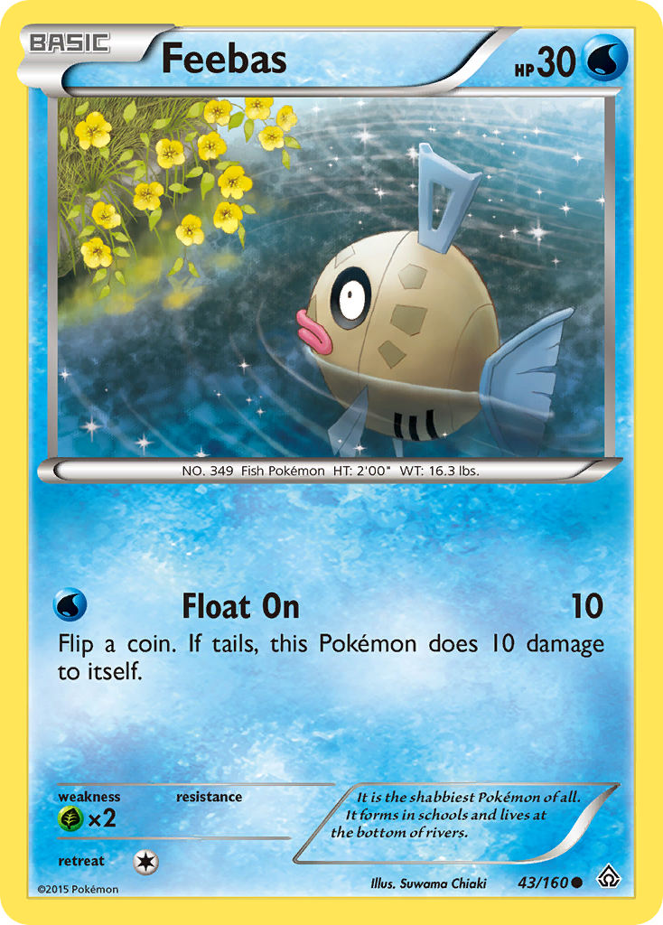 Feebas (43/160) [XY: Primal Clash] | Dumpster Cat Games