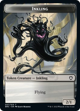 Mishra's Warform // Inkling Double-Sided Token [The Brothers' War Commander Tokens] | Dumpster Cat Games