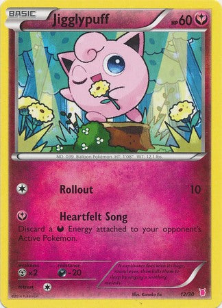 Jigglypuff (12/30) [XY: Trainer Kit 1 - Wigglytuff] | Dumpster Cat Games