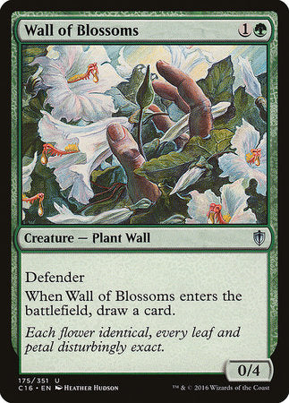 Wall of Blossoms [Commander 2016] | Dumpster Cat Games