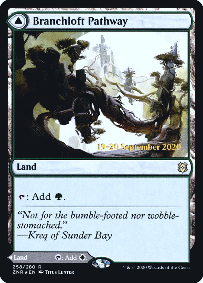 Branchloft Pathway // Boulderloft Pathway  [Zendikar Rising Prerelease Promos] | Dumpster Cat Games