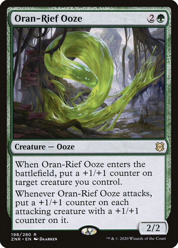 Oran-Rief Ooze [Zendikar Rising] | Dumpster Cat Games