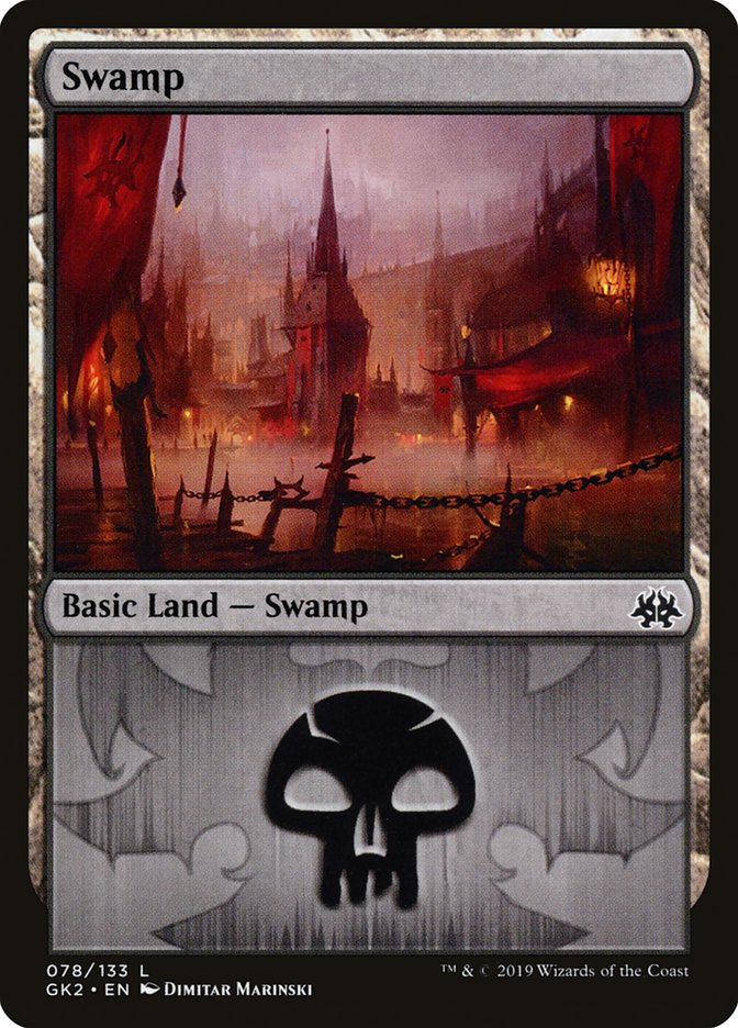 Swamp (78) [Ravnica Allegiance Guild Kit] | Dumpster Cat Games