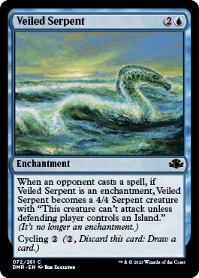 Veiled Serpent [Dominaria Remastered] | Dumpster Cat Games