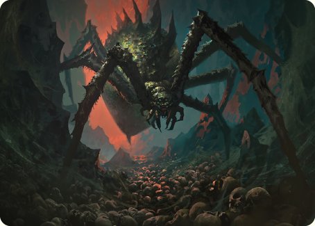 Shelob, Child of Ungoliant Art Card [The Lord of the Rings: Tales of Middle-earth Art Series] | Dumpster Cat Games