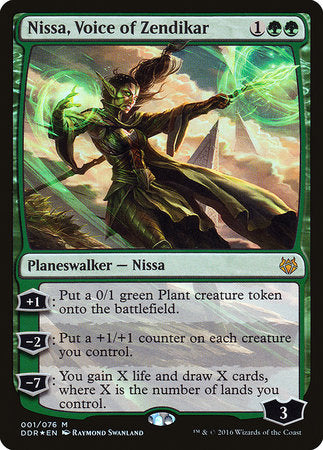 Nissa, Voice of Zendikar [Duel Decks: Nissa vs. Ob Nixilis] | Dumpster Cat Games