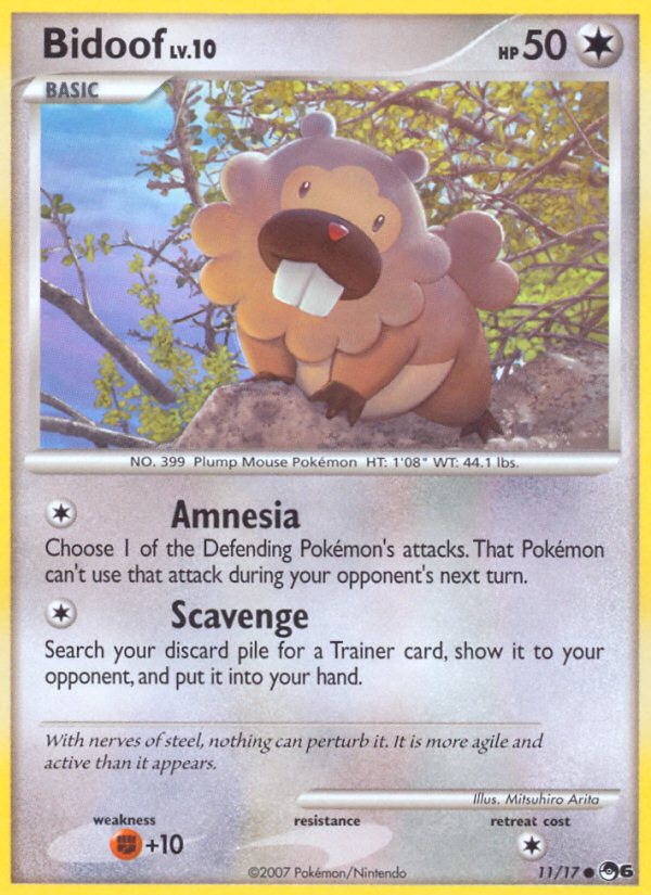 Bidoof (11/17) [POP Series 6] | Dumpster Cat Games