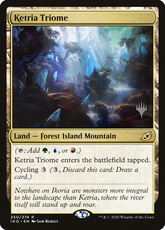 Ketria Triome (Promo Pack) [Ikoria: Lair of Behemoths Promos] | Dumpster Cat Games