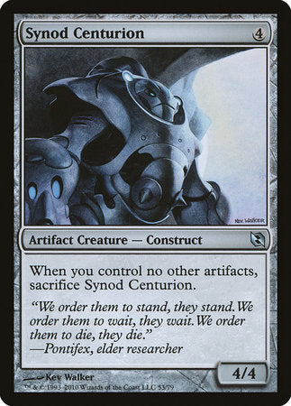 Synod Centurion [Duel Decks: Elspeth vs. Tezzeret] | Dumpster Cat Games