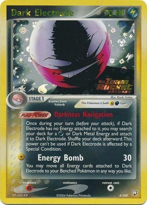 Dark Electrode (4/109) (Stamped) [EX: Team Rocket Returns] | Dumpster Cat Games