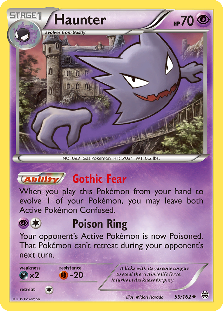 Haunter (59/162) [XY: BREAKthrough] | Dumpster Cat Games