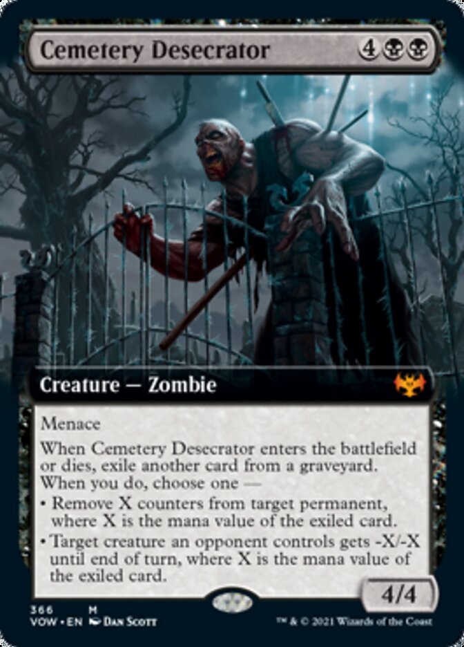 Cemetery Desecrator (Extended) [Innistrad: Crimson Vow] | Dumpster Cat Games