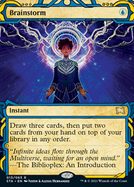 Brainstorm (Etched Foil) [Strixhaven Mystical Archive] | Dumpster Cat Games