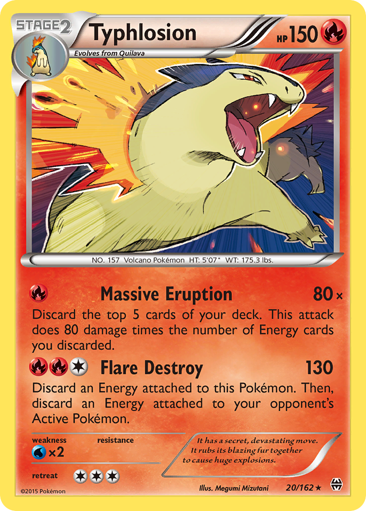 Typhlosion (20/162) [XY: BREAKthrough] | Dumpster Cat Games