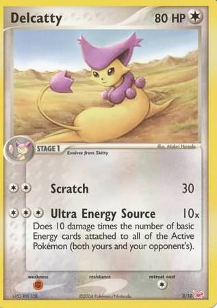 Delcatty (3/10) [EX: Trainer Kit - Latias] | Dumpster Cat Games