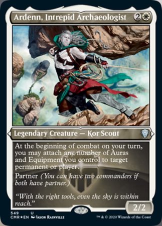 Ardenn, Intrepid Archaeologist (Foil Etched) [Commander Legends] | Dumpster Cat Games