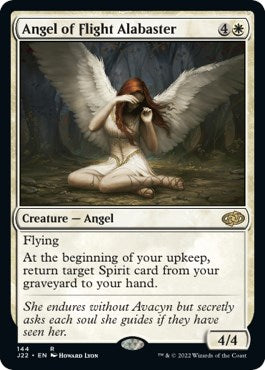 Angel of Flight Alabaster [Jumpstart 2022] | Dumpster Cat Games