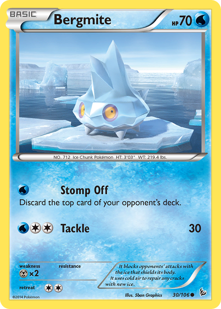 Bergmite (30/106) [XY: Flashfire] | Dumpster Cat Games