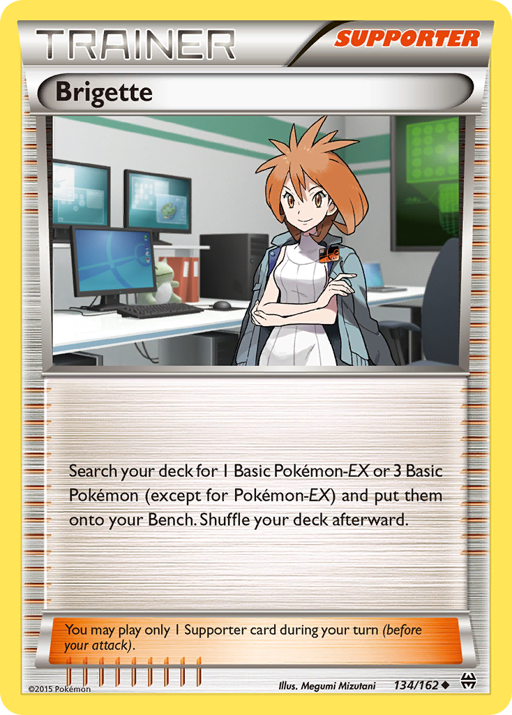 Brigette (134/162) [XY: BREAKthrough] | Dumpster Cat Games